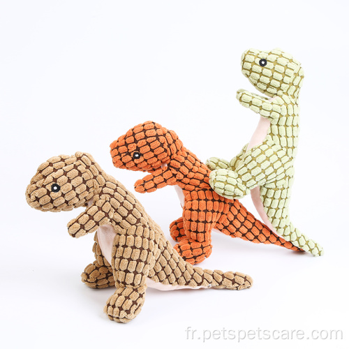 Jouet de caisson de compagnie en peluche de style dinosaure populaire